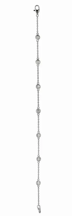 10 POINTER 7 SECTION DIAMOND BRACELET 14K GOLD (0.75 CTW)