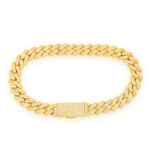 10KY 6.10CTW DIAMOND MIAMI CUBAN BRACELET
