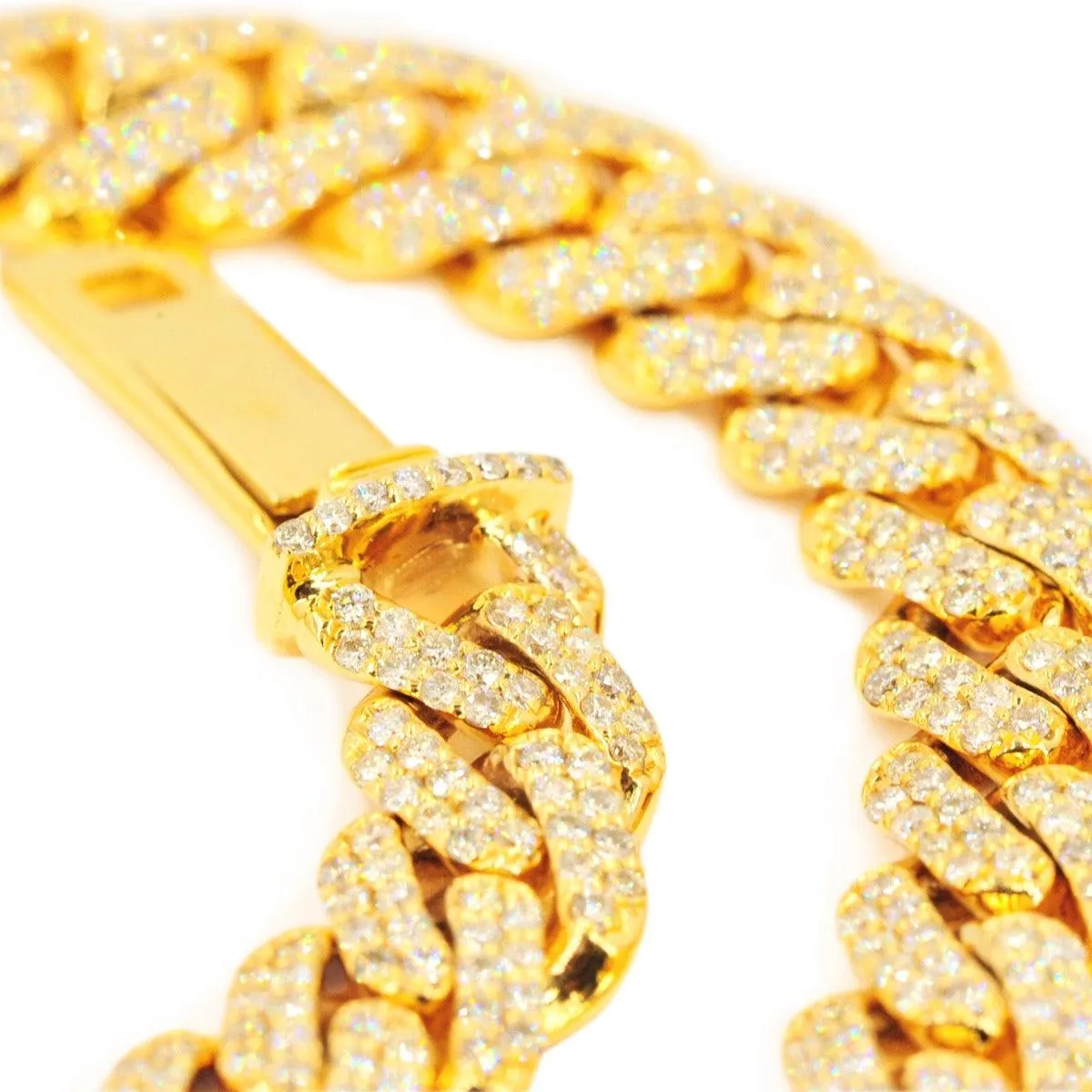 10KY 6.10CTW DIAMOND MIAMI CUBAN BRACELET