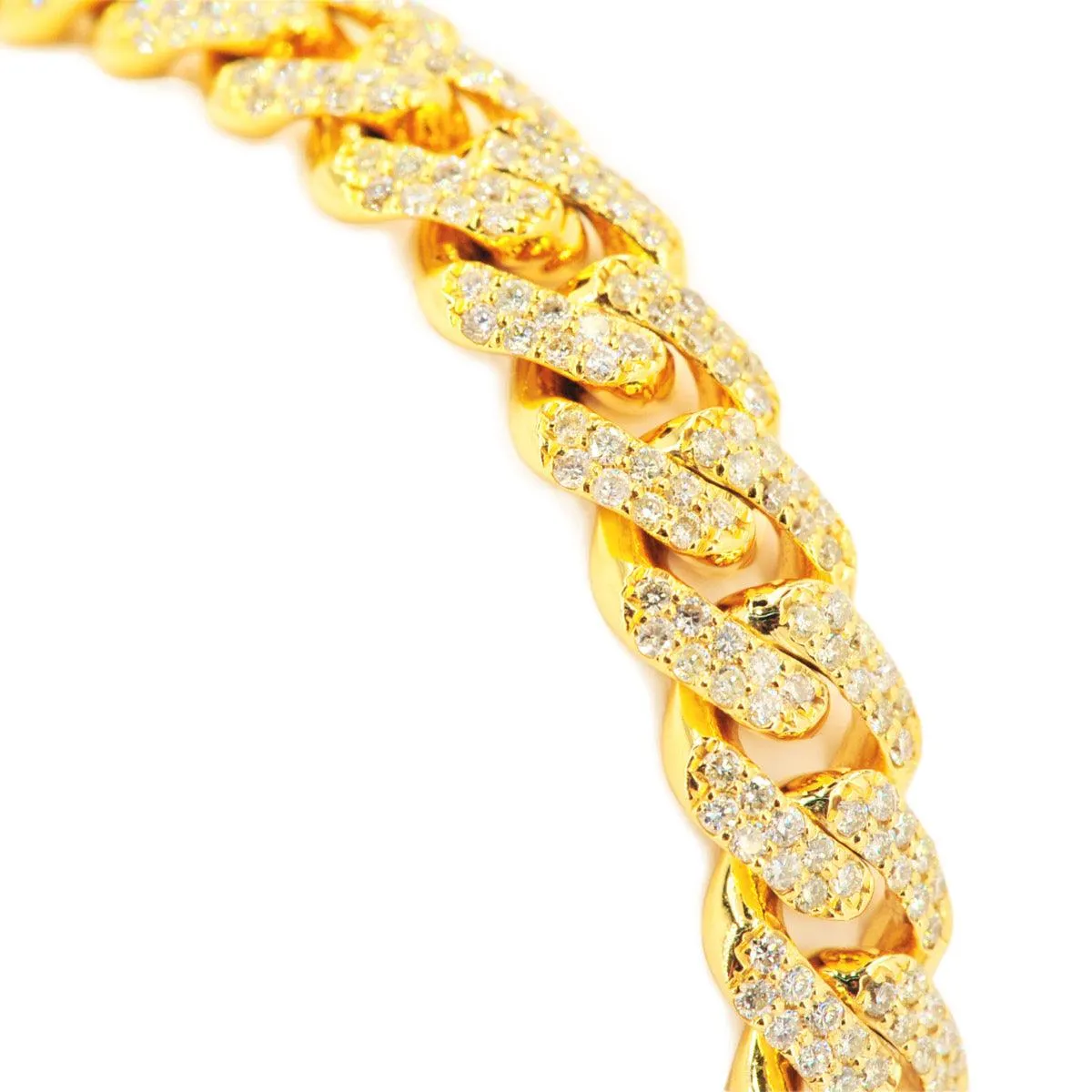 10KY 6.10CTW DIAMOND MIAMI CUBAN BRACELET
