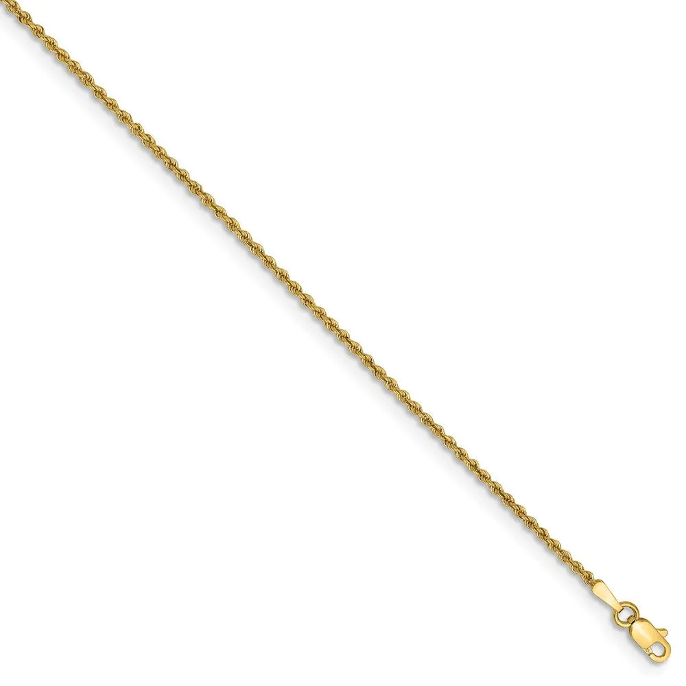14k 1.50mm Classic Rope Bracelet