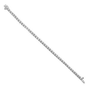 14K Gold Diamond Tennis Bracelet 3.2 MM 5.4 CTW