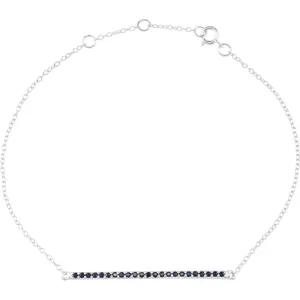 14k Yellow Gold 1/6 CTW Diamond 6-8" Bracelet