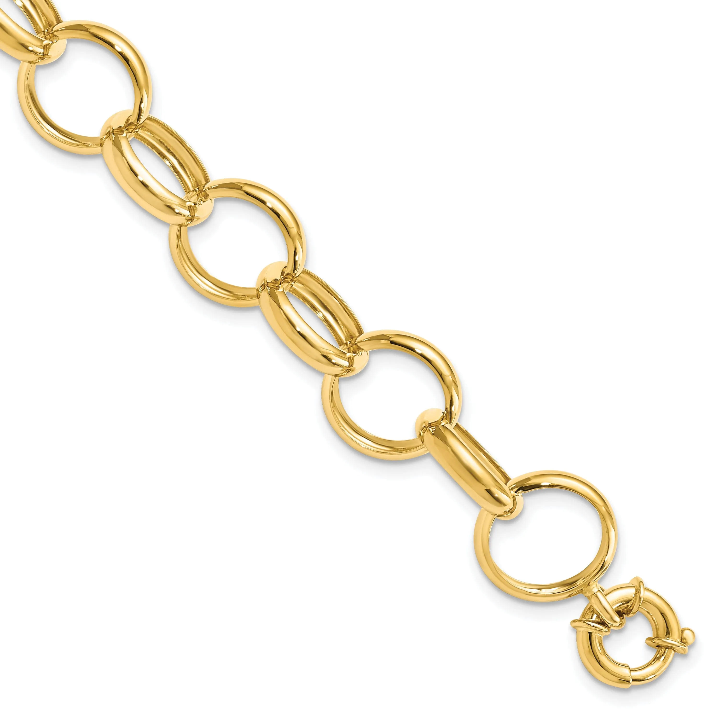 14k Yellow Gold Bracelets