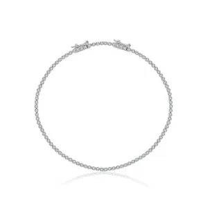 18K Gold 1.2 Carat Tennis Diamond Bracelet