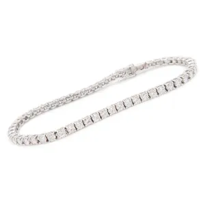 18k White Gold Diamond Tennis Bracelet