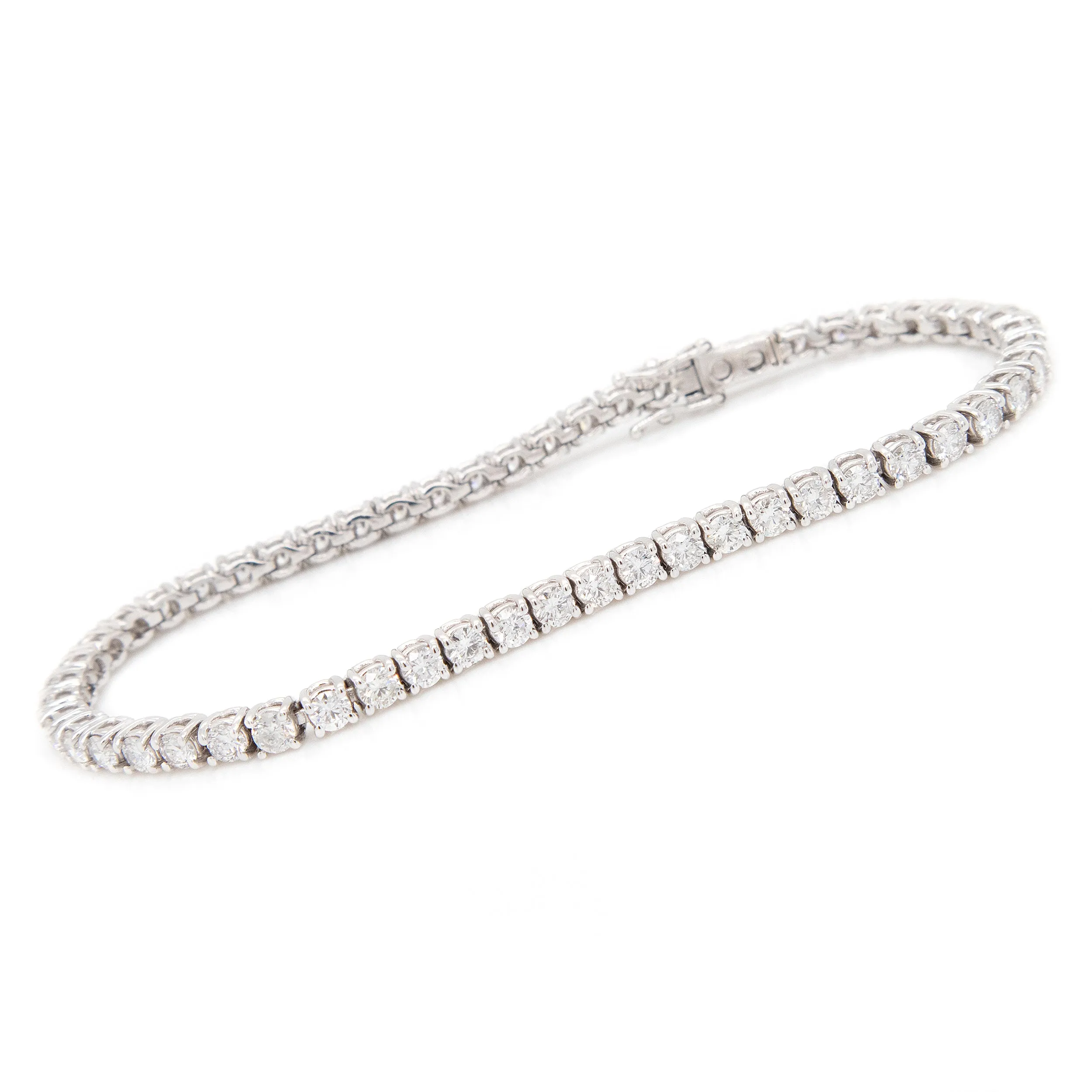 18k White Gold Diamond Tennis Bracelet