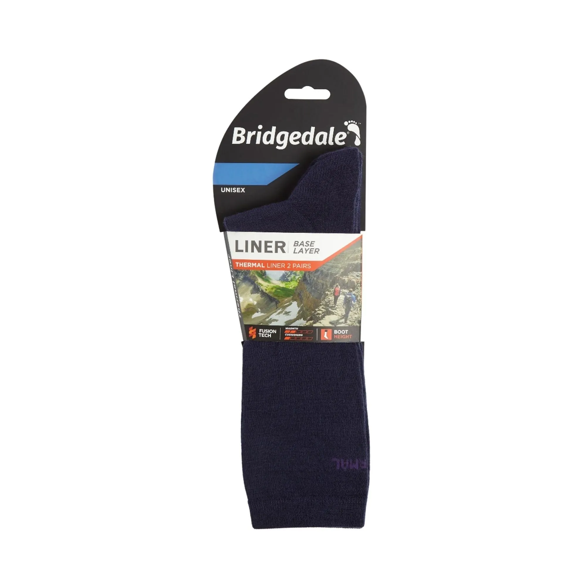 2 Pack Liner Base Layer Thermal Liner Boot Socks