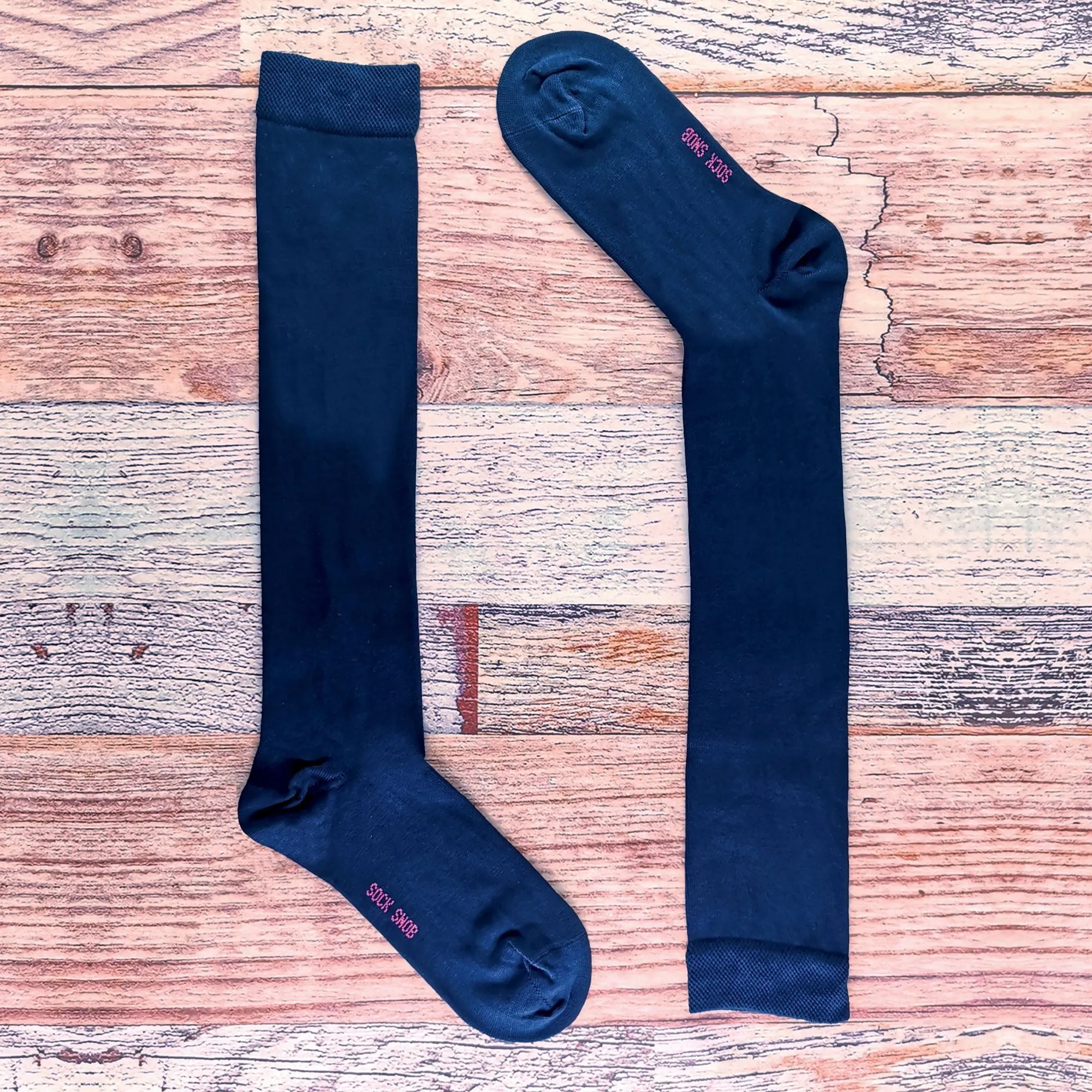 2 Pack Mens Extra Long Knee High Breathable Bamboo Socks