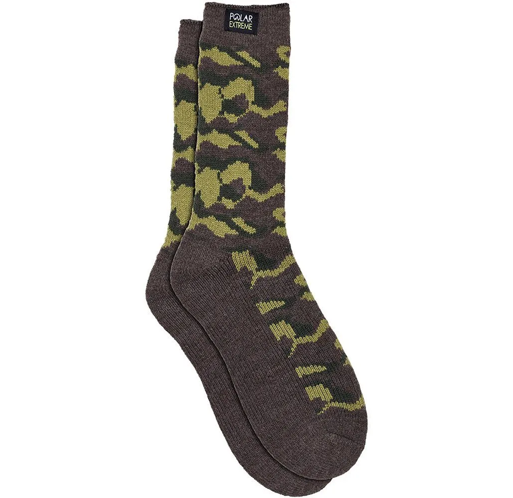 [2-Pairs] Polar Extreme Thermal Insulated Camo Boot Socks
