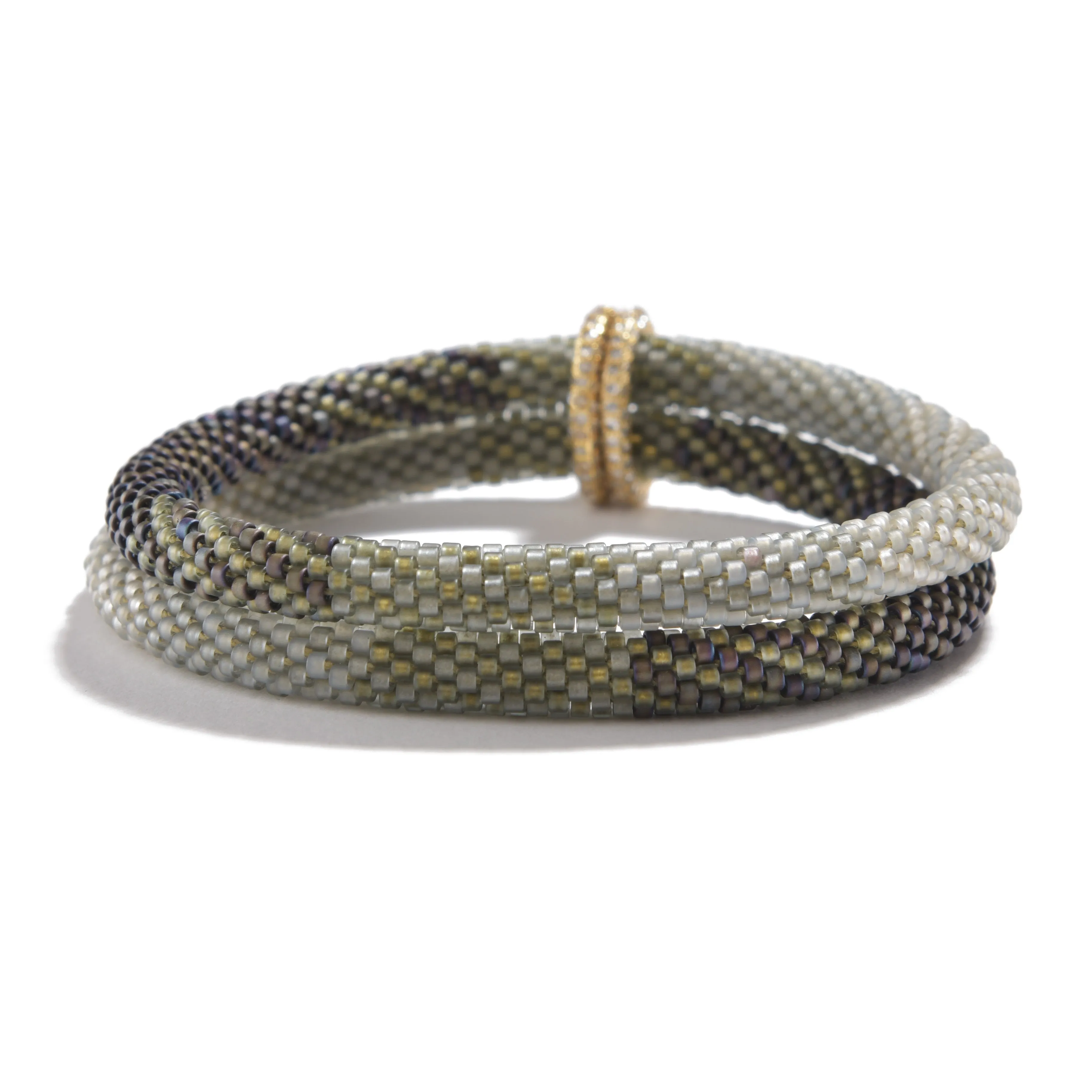 2 Pave Diamond Bands