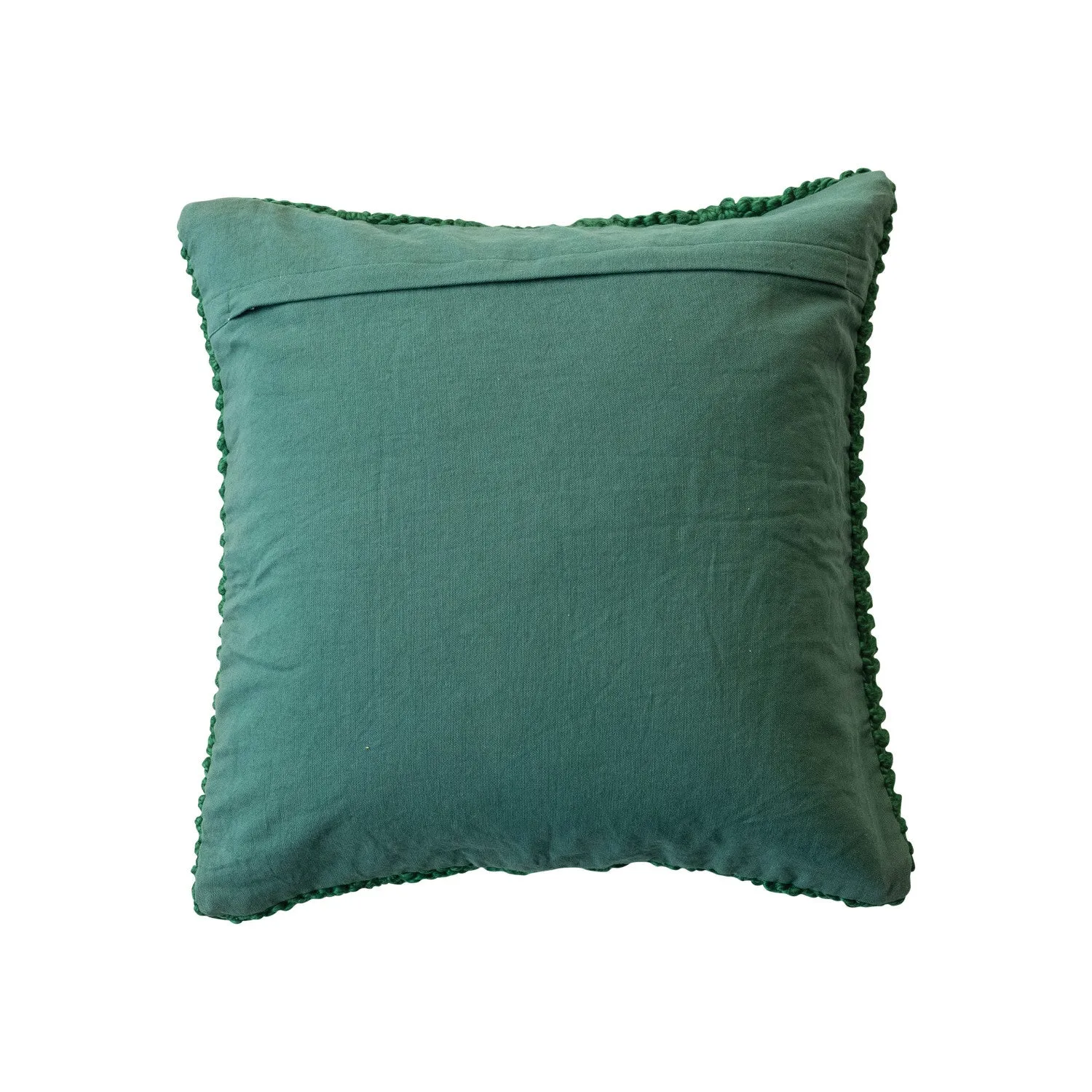 20" Cable Knit Sweater Pillow - Green
