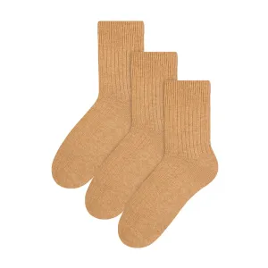3 Pack Mens Original Wool Dress Socks (2 Sizes)