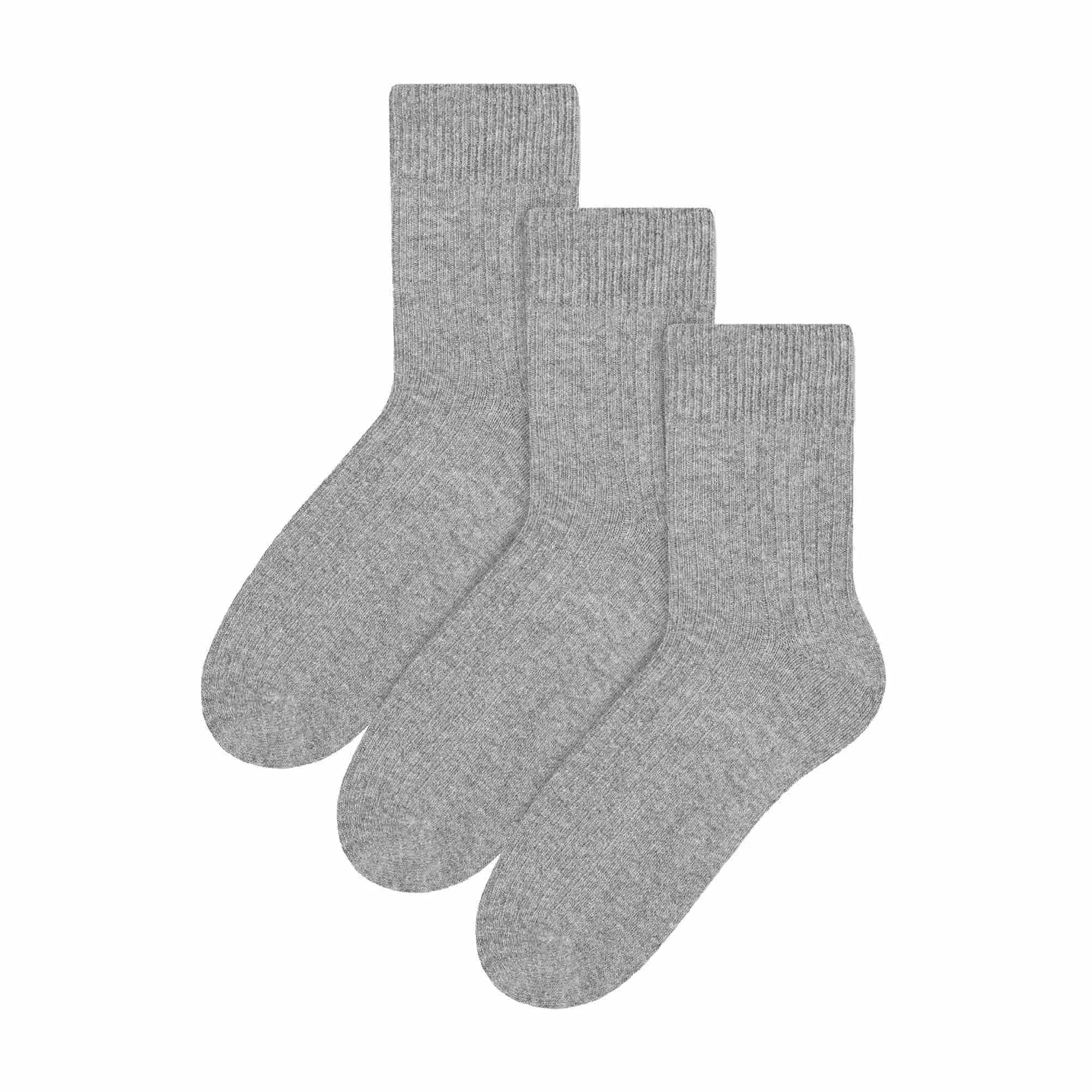 3 Pack Mens Original Wool Dress Socks (2 Sizes)
