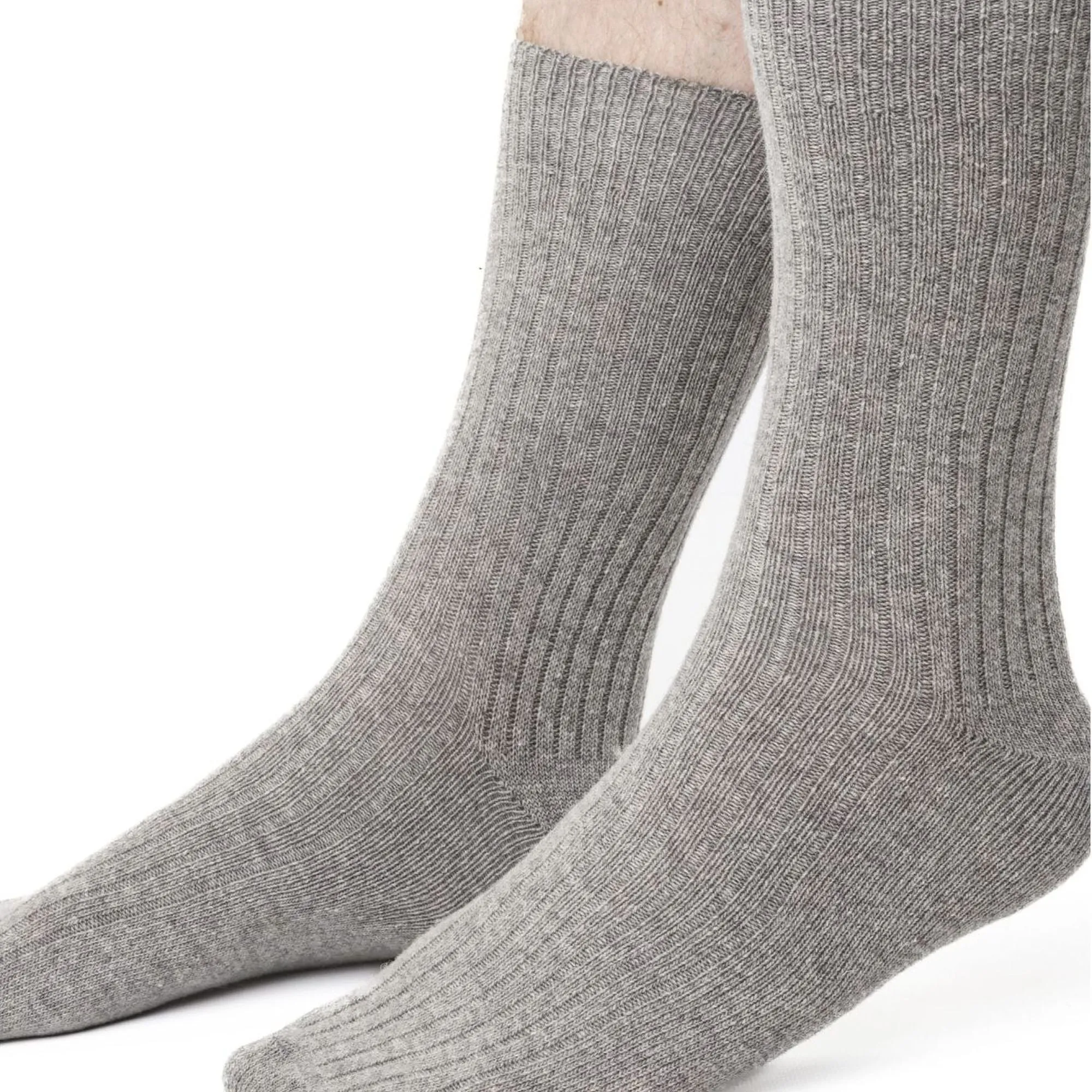 3 Pack Mens Original Wool Dress Socks (2 Sizes)