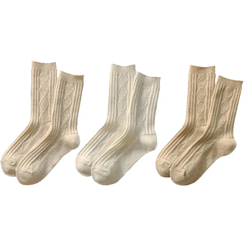 3 Pairs Cashmere Wool Socks