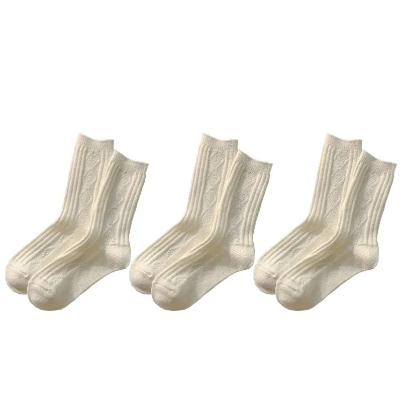 3 Pairs Cashmere Wool Socks