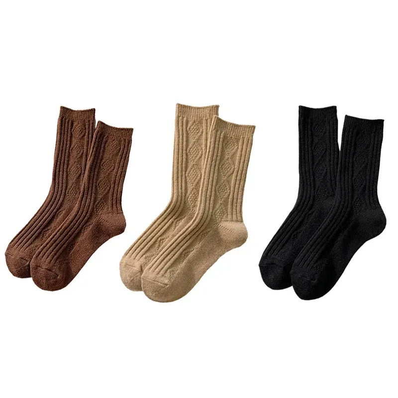 3 Pairs Cashmere Wool Socks