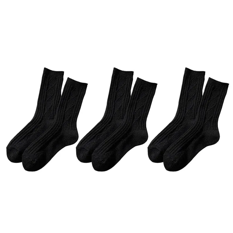 3 Pairs Cashmere Wool Socks