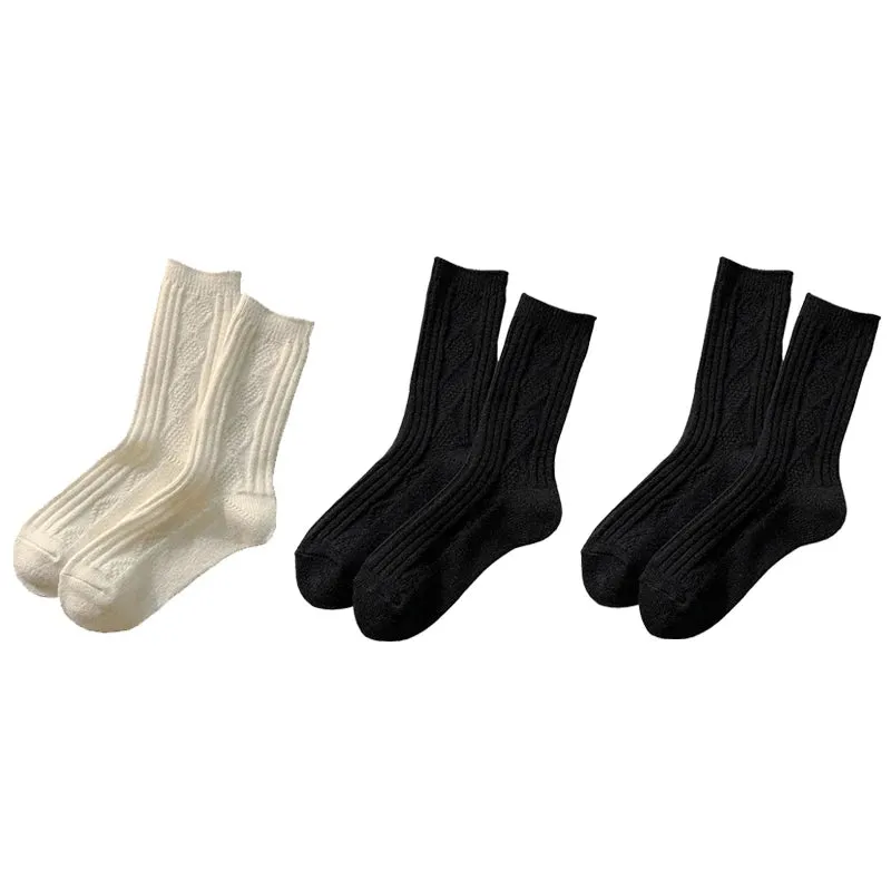 3 Pairs Cashmere Wool Socks