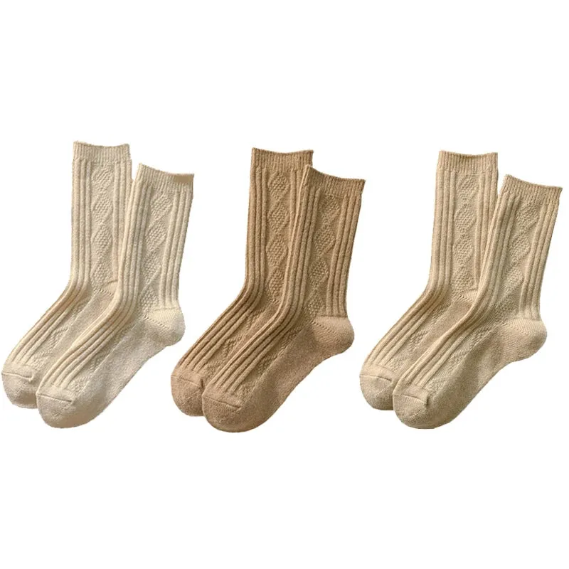 3 Pairs Cashmere Wool Socks