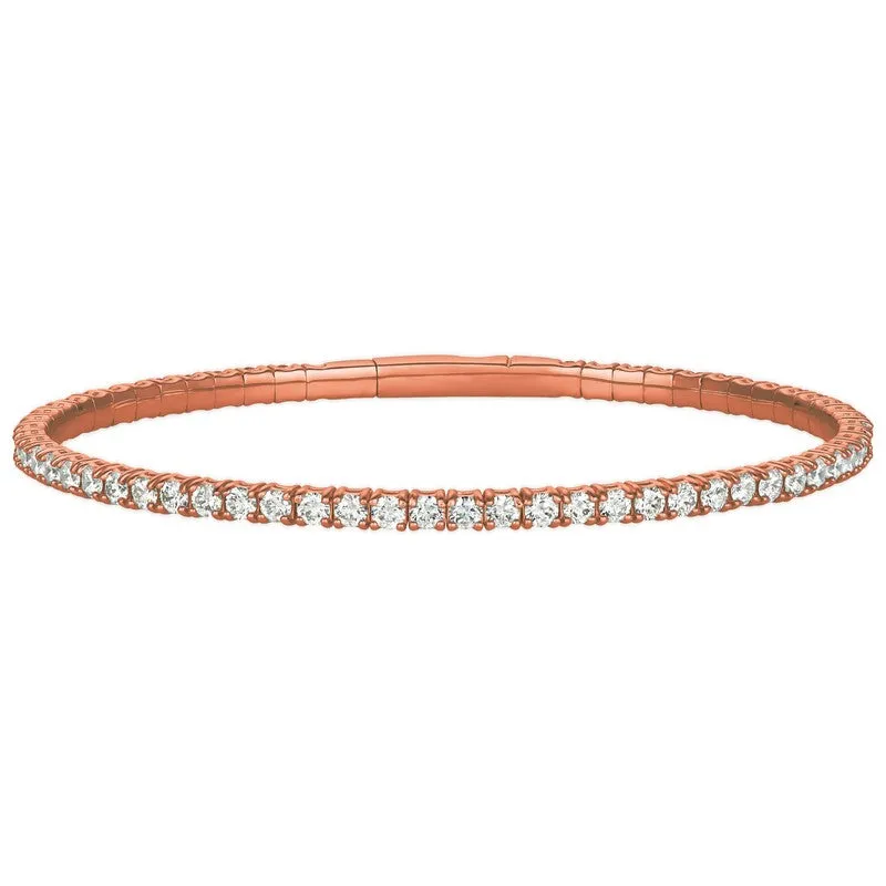 5.00CT DIAMOND FLEXIBLE BRACELET 14K GOLD
