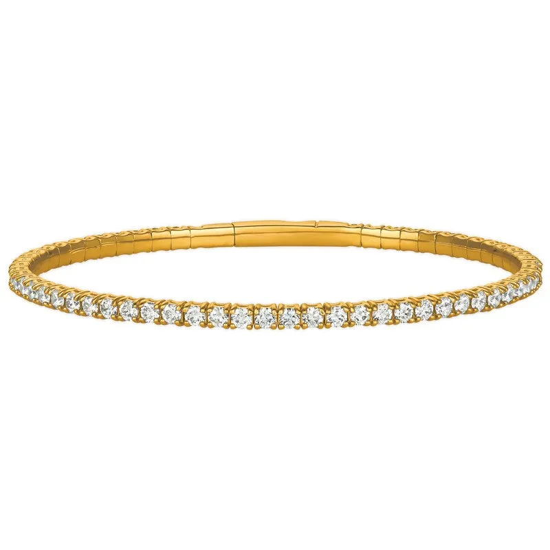 5.00CT DIAMOND FLEXIBLE BRACELET 14K GOLD