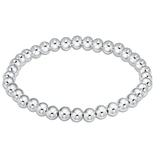 5mm classic sterling bead bracelet