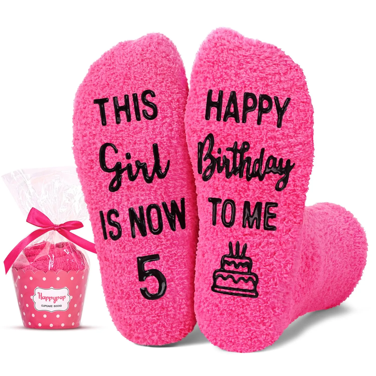 5th Birthday Gifts for Girls - Socks for Toddlers 5t, Presents for 5 Year Old Girls, Gift Ideas for Five Year Old Girls
