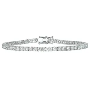 6.00 CARAT NATURAL DIAMOND TENNIS BRACELET G SI 14K GOLD 7”
