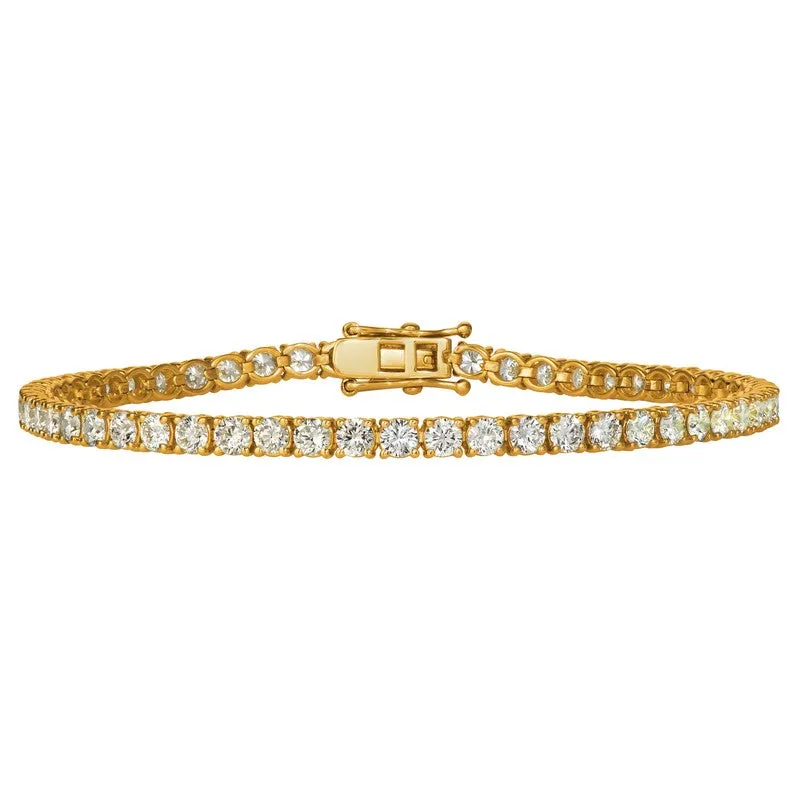 6.00 CARAT NATURAL DIAMOND TENNIS BRACELET G SI 14K GOLD 7”