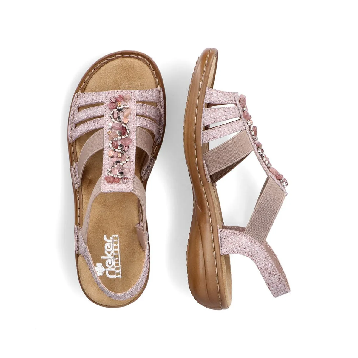 60818 Pink Strap Sandals
