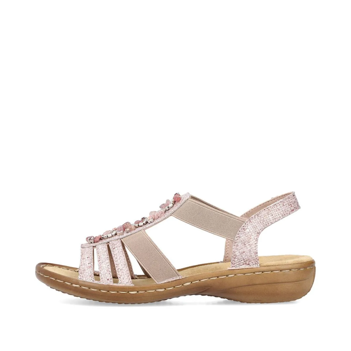 60818 Pink Strap Sandals