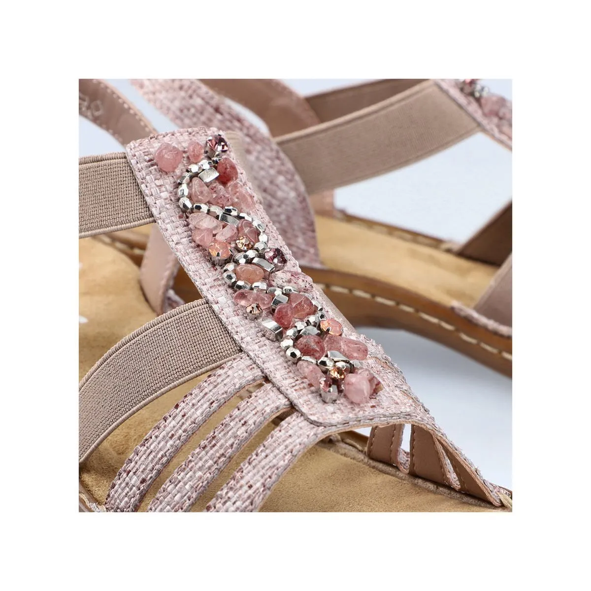 60818 Pink Strap Sandals