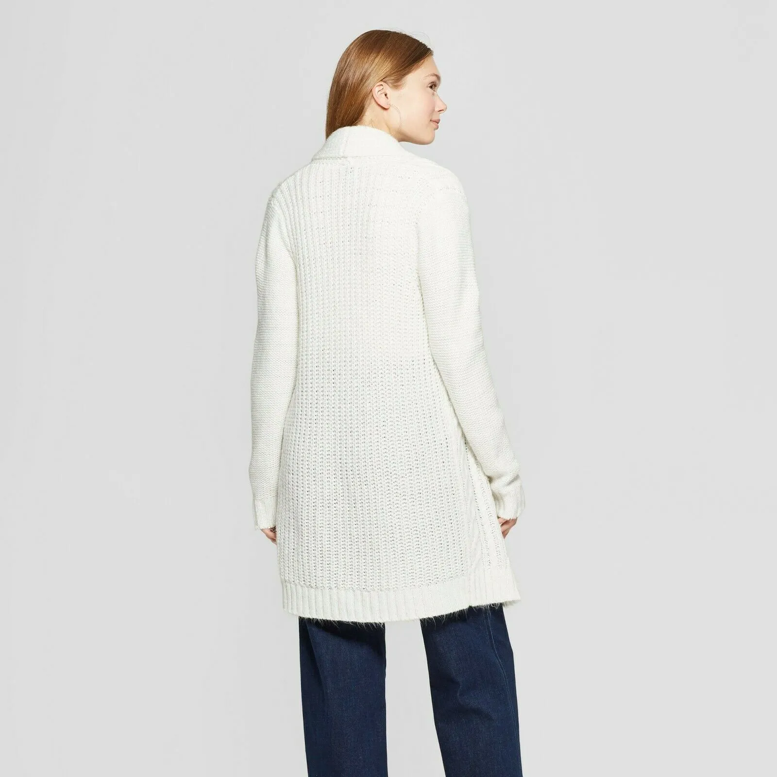 A New Day Women's Cable Long Open Cardigan Sweater