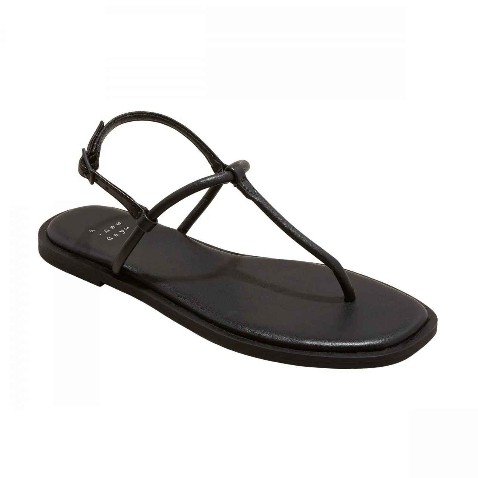 A New Day Womens Tiffany Ankle Strap Sandals 89469289 Black 9M