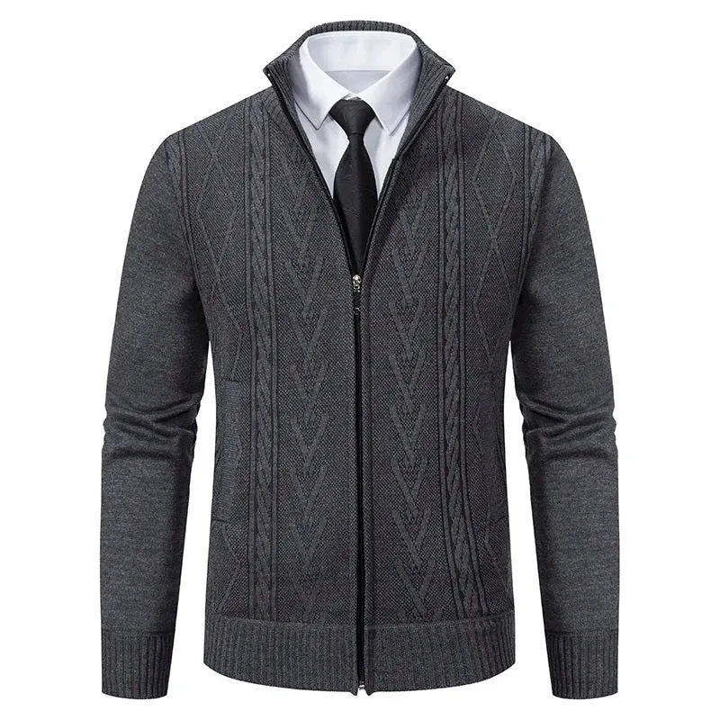 Aaron - Cashmere Padded Sweater Coat