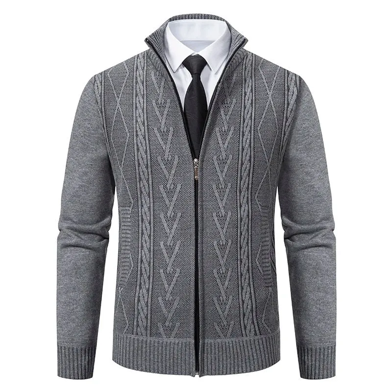 Aaron - Cashmere Padded Sweater Coat