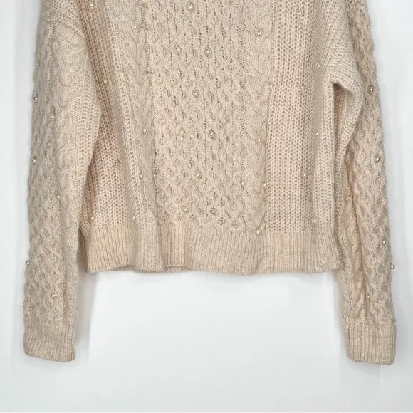 Abercrombie &amp; Fitch Pullover Cable Knit Longsleeve Sweater Women’s Size XL