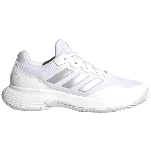 Adidas Women's Gamecourt 2.0 Cloud White / Silver Metallic / Cloud White