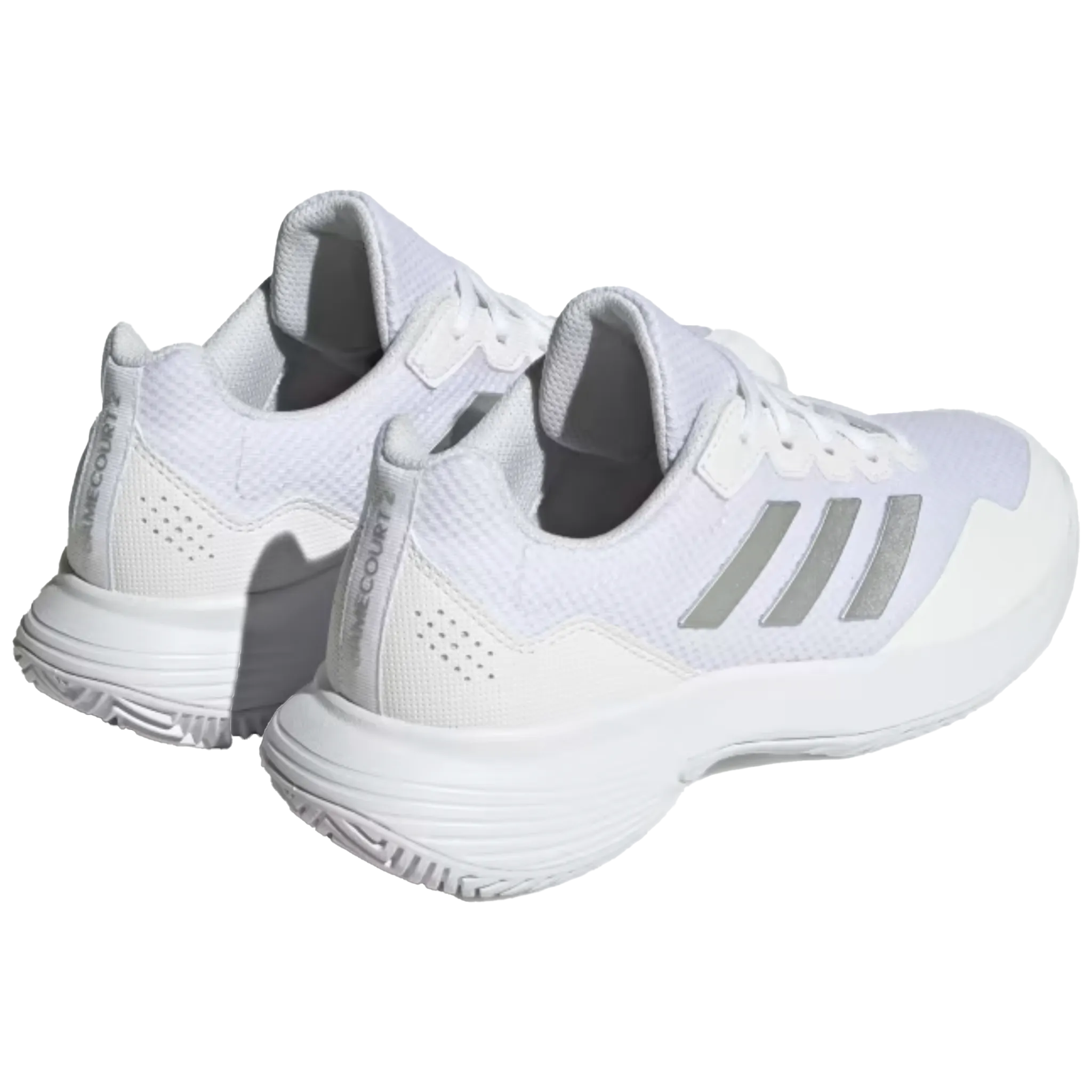 Adidas Women's Gamecourt 2.0 Cloud White / Silver Metallic / Cloud White