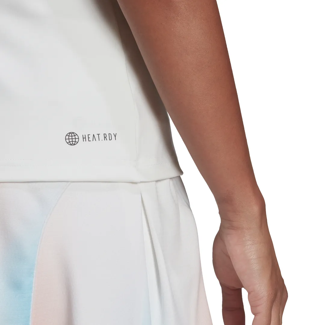adidas Women's Tennis Y-Tank Top (White)