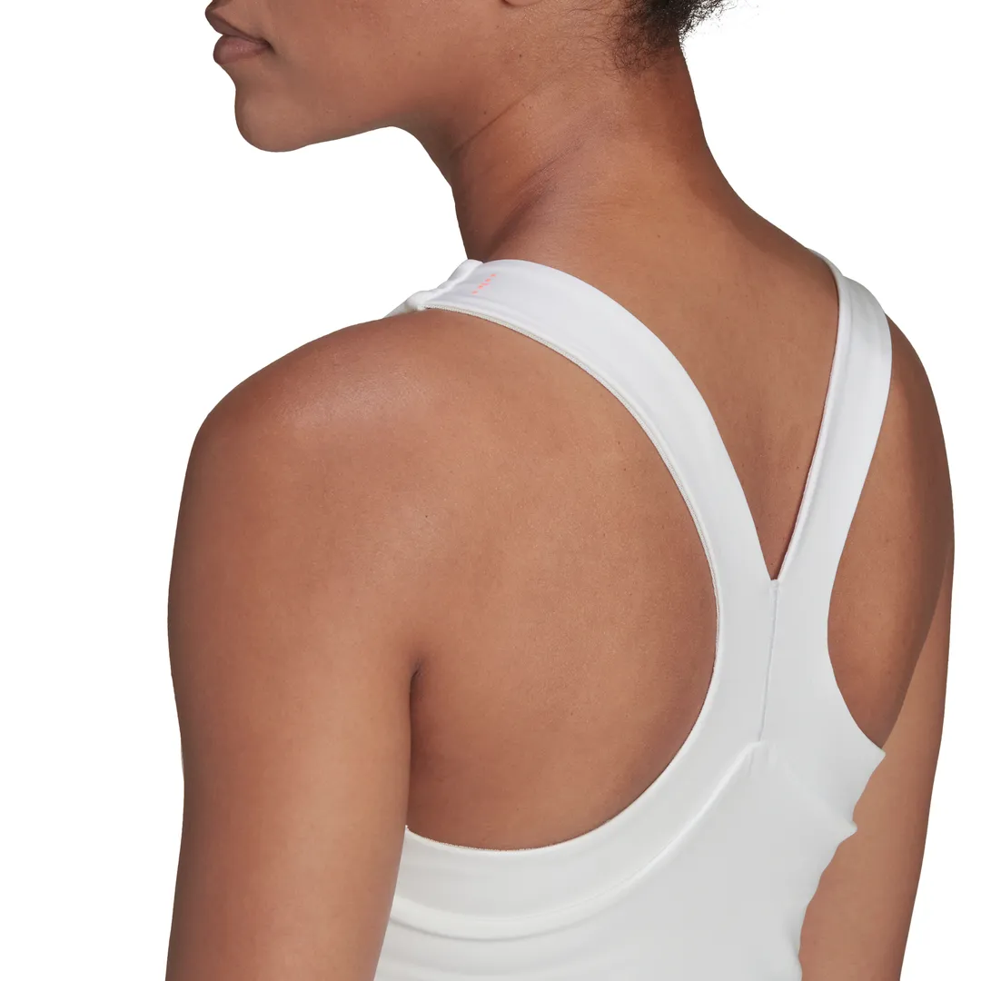 adidas Women's Tennis Y-Tank Top (White)