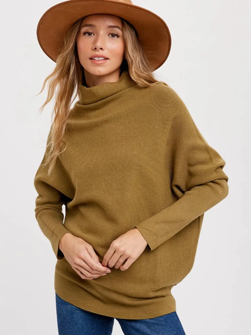 All Things Nice Sweater: Olive