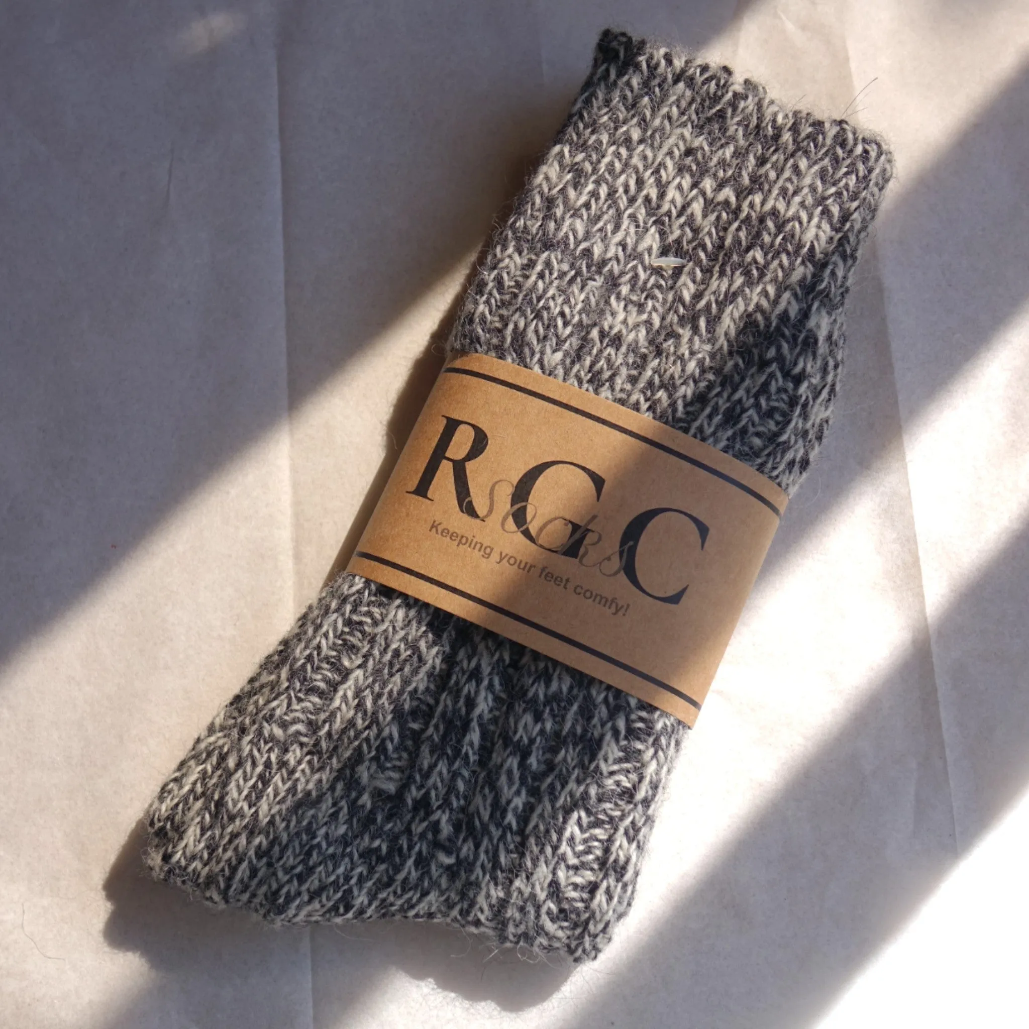Alpaca Socks natural Wool Zebra