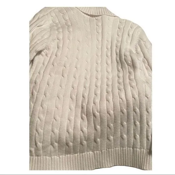 American living Cable Knit Cardigan NWT