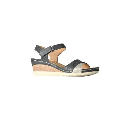 Ankle Strap Sandals - Black