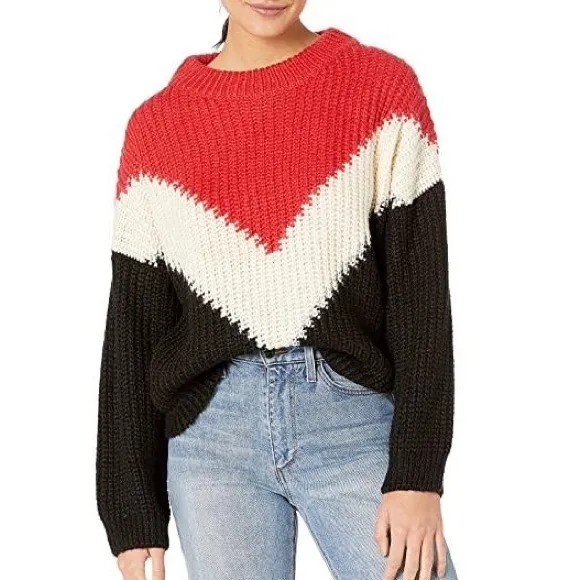 Anthropologie Bishop   Young The Anthem Oversized Knit Sweater in Black