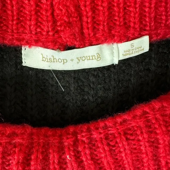 Anthropologie Bishop   Young The Anthem Oversized Knit Sweater in Black