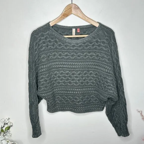 ANTHROPOLOGIE x PICLRO Micro Fisherman Sweater Forest Green Sz S {3W13}